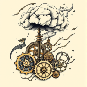 Steampunk Storm Tattoo