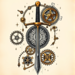 Steampunk Sword Tattoo