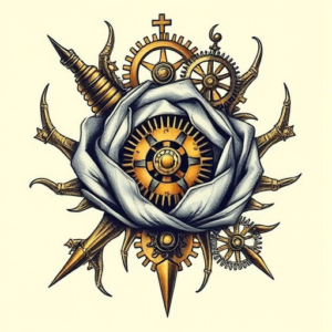 Steampunk Thorn Tattoo