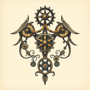 Steampunk Trinity Tattoo