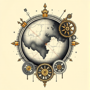 Steampunk Universe Tattoo