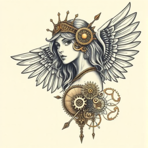 Steampunk Valkyrie Tattoo