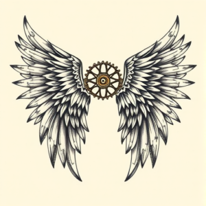 Steampunk Wings Tattoo