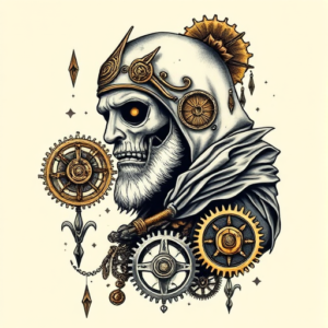 Steampunk Witcher Tattoo