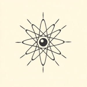 Stick-And-Poke Atomic Tattoo