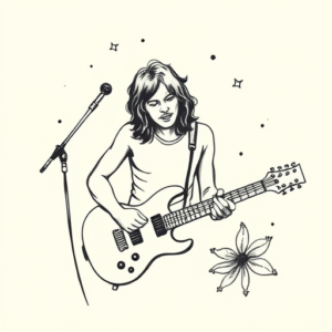 Stick-And-Poke Band Tattoo