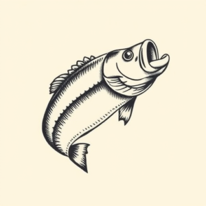 Stick-And-Poke Bass Tattoo