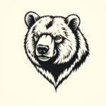 Stick-And-Poke Bear Tattoo