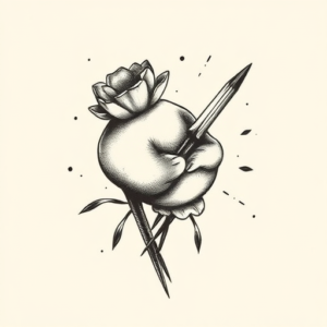 Stick-And-Poke Bmo Tattoo