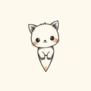 Stick-And-Poke Cute Tattoo