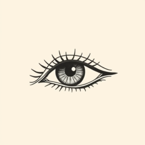 Stick-And-Poke Eye Tattoo