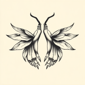 Stick-And-Poke Hades Tattoo