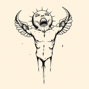 Stick-And-Poke Incubus Tattoo