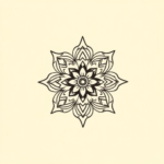 Stick-And-Poke Mandala Tattoo