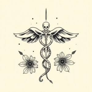 Stick-And-Poke Medical Tattoo