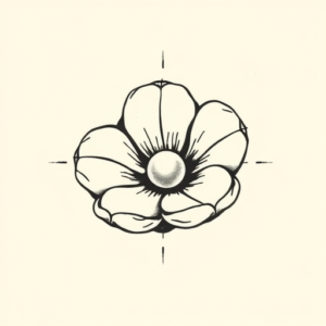 Stick-And-Poke Pearl Tattoo