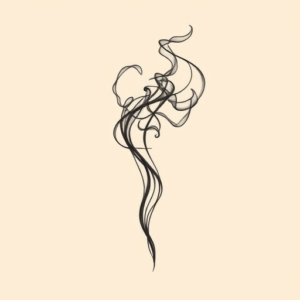 Stick-And-Poke Smoke Tattoo