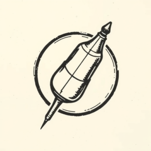 Stick-And-Poke Stamp Tattoo