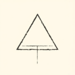 Stick-And-Poke Triangle Tattoo