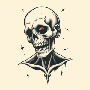 Stick-And-Poke Zombie Tattoo