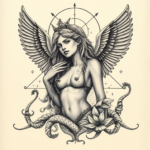 Surrealism Artemis Tattoo