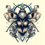 Surrealism Bug Tattoo