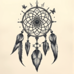 Surrealism Dreamcatcher Tattoo