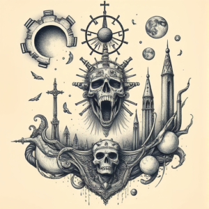 Surrealism Fallout Tattoo