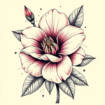 Surrealism Gardenia Tattoo