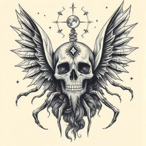 Surrealism Hades Tattoo