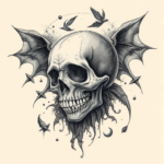 Surrealism Halloween Tattoo