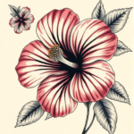 Surrealism Hibiscus Tattoo