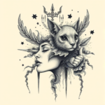 Surrealism Jigsaw Tattoo