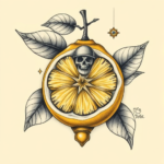 Surrealism Lemon Tattoo