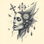 Surrealism Lighter Tattoo