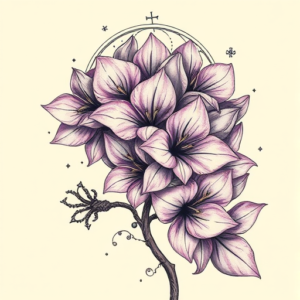 Surrealism Lilac Tattoo