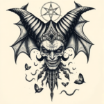 Surrealism Maleficent Tattoo