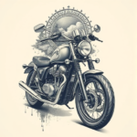 Surrealism Motorcycle Tattoo