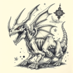 Surrealism Mythosaur Tattoo