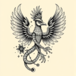 Surrealism Quetzalcoatl Tattoo