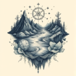 Surrealism River Tattoo