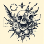 Surrealism Rock Tattoo