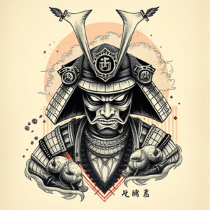 Surrealism Samurai Tattoo