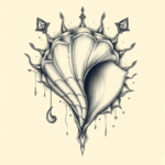 Surrealism Shell Tattoo