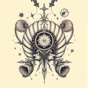 Surrealism Shellback Tattoo