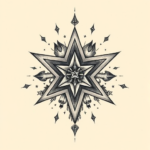 Surrealism Star Tattoo