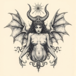 Surrealism Succubus Tattoo