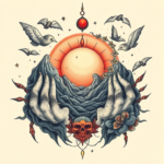 Surrealism Sunrise Tattoo