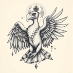 Surrealism Vulture Tattoo