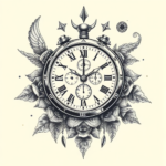 Surrealism Watch Tattoo